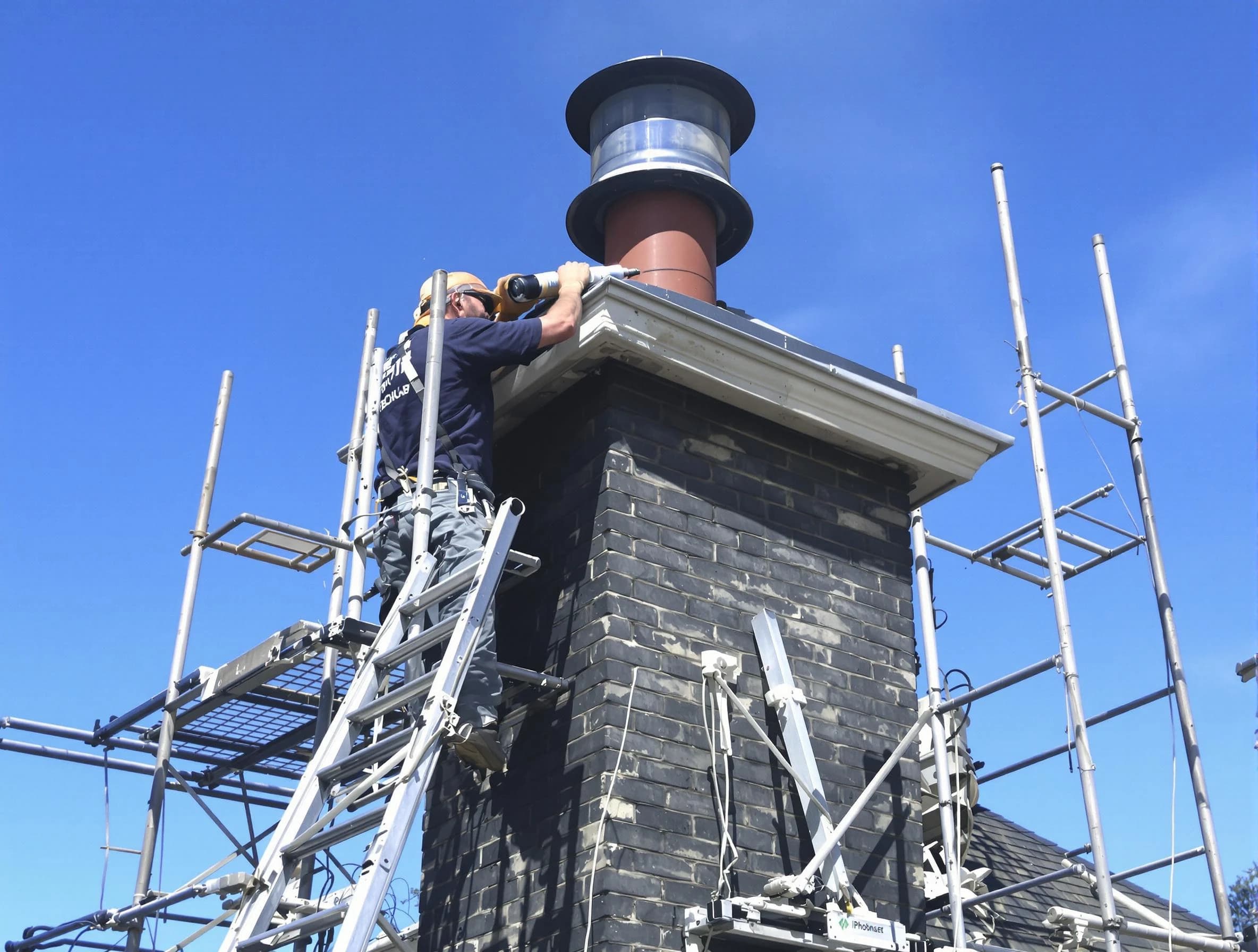 Sturdy chimney crown finished by Allison Park Chimney Sweep in Allison Park, PA