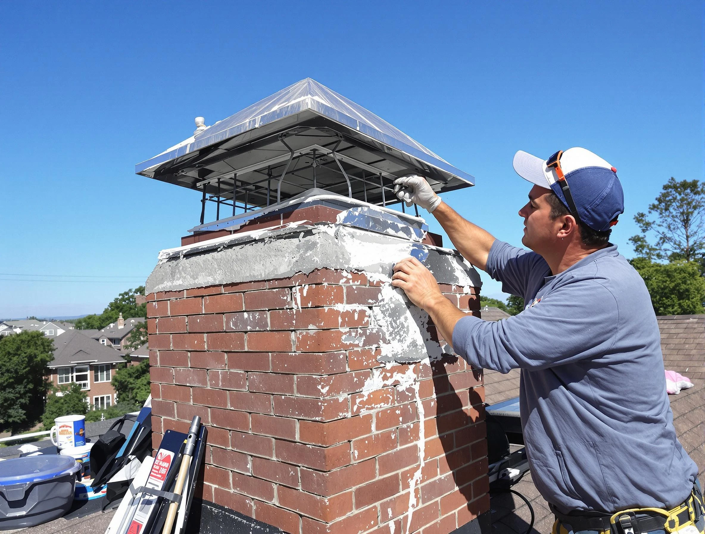 Chimney Crown Services in Allison Park
