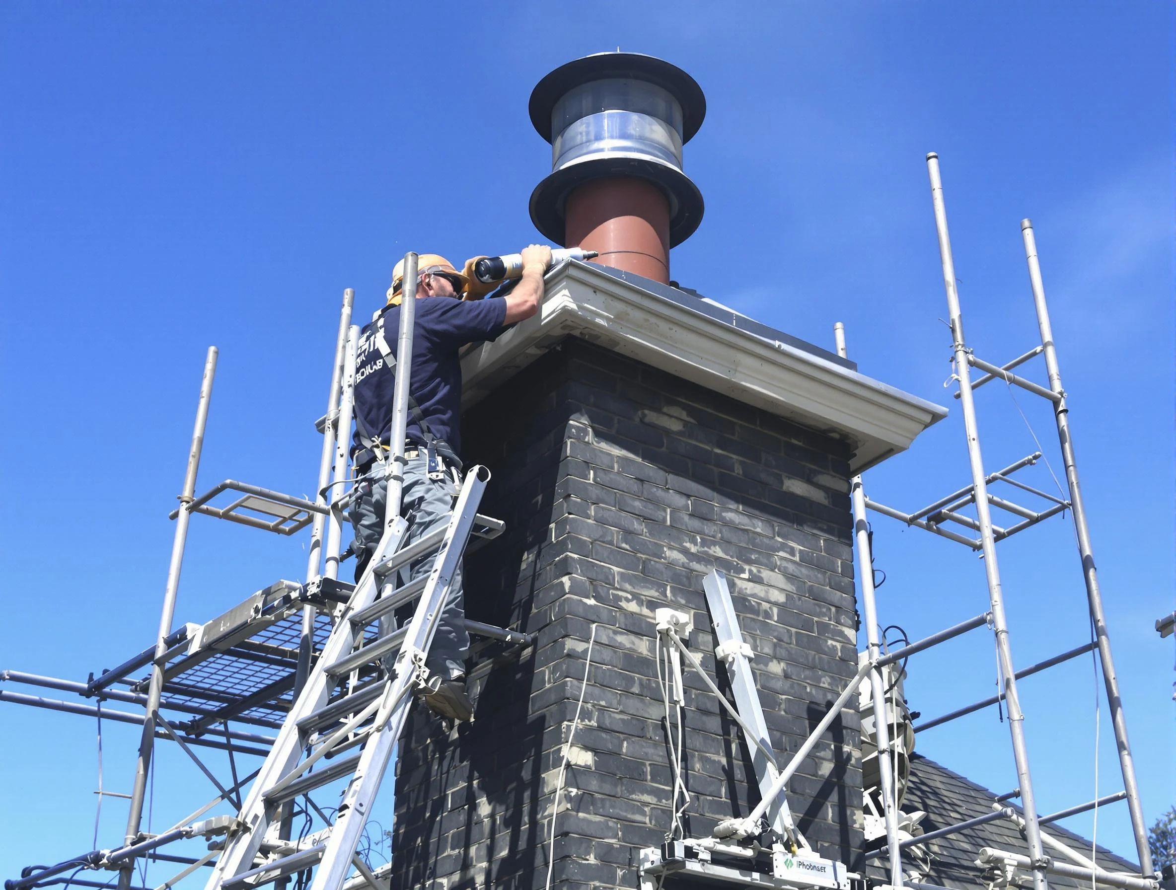 Sturdy chimney crown finished by Allison Park Chimney Sweep in Allison Park, PA